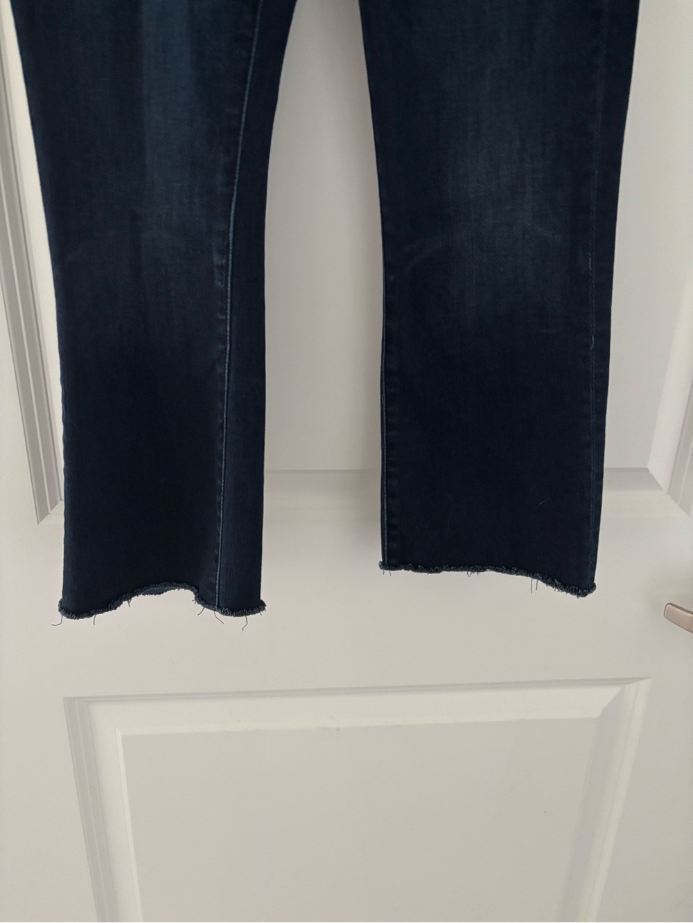 Mother Denim The Insider Crop Step Fray High Rise Night Tripper - Picture 10 of 10